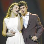 Alfred y Amaia visitaron en la mañana de ayer diversos lugares emblemáticos de Lisboa y después se subieron por primera vez al escenario del Altice Arena / RTVE