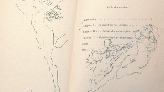 Apuntes inéditos de un Dalí ya enfermo en un libro de René Thom