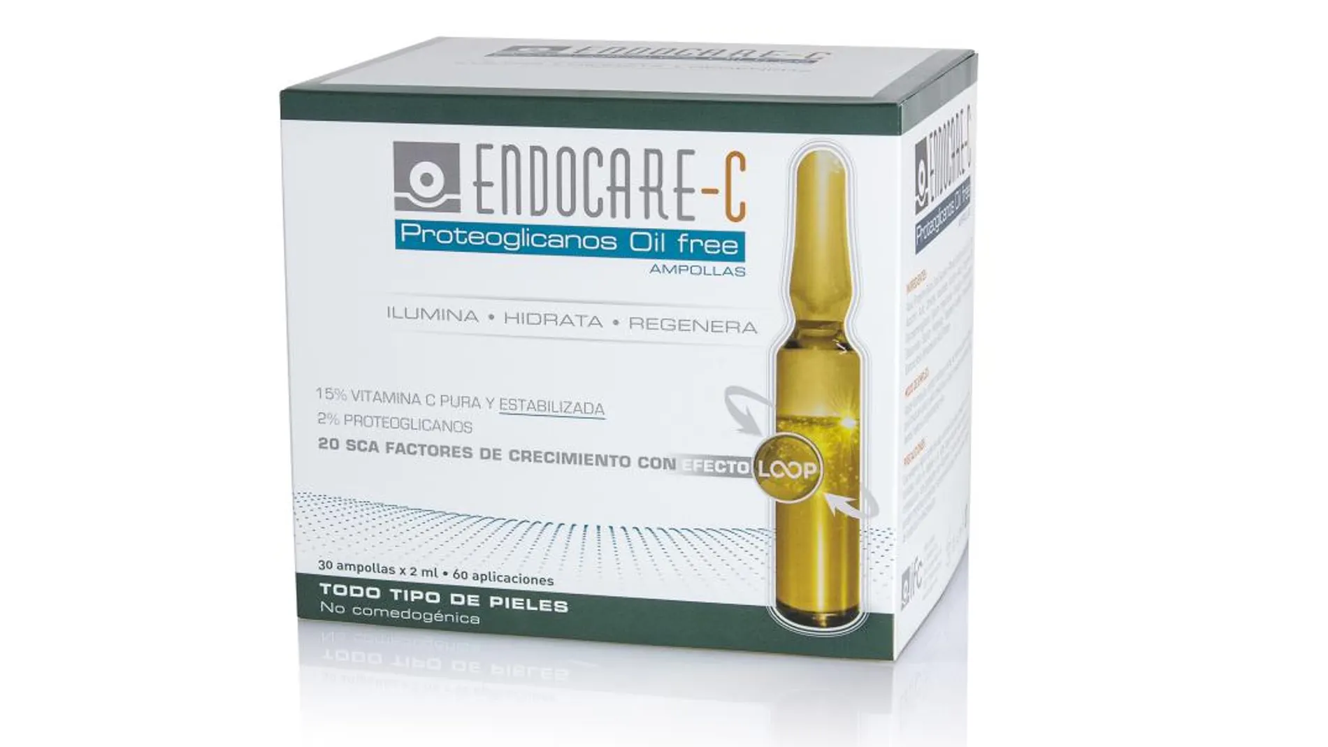 Un nuevo estudio prueba la eficacia de las ampollas Endocare C Proteoglicanos Oil-Free de Cantabria Labs