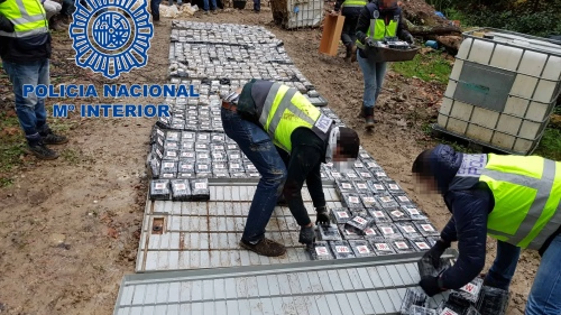 La Policía interviene 1,2 toneladas de cocaína y desarticula una organización criminal internacional