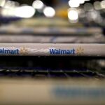 Detalle de unos carros de un supermercado Walmart en Sao Paulo, el pasado mes de febrero