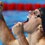 Cesar Cielo Filho celebra su victoria