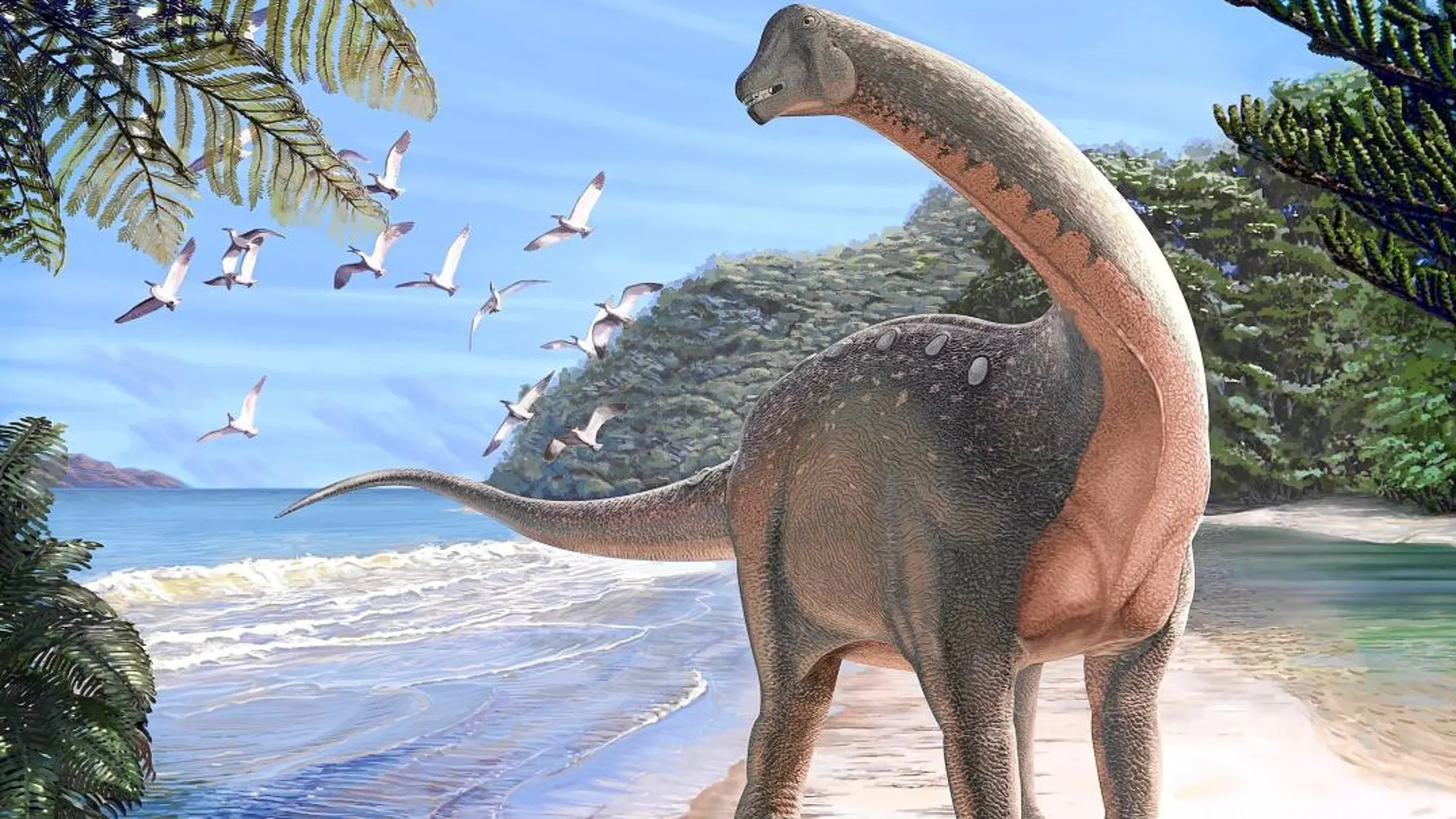 Reconstrucción del Mansourasaurus shahinae