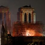 Incendio en la catedral de Notre Dame / Foto: AP