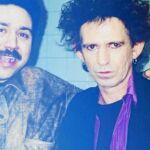 Una imagen de Jordi Tardà con Keith Richards, de The Rolling Stones. El periodista presumía de tener la mayor colección de objetos relacionados con este mítico grupo de rock