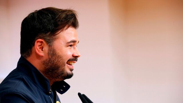 Gabriel Rufián expone las condiciones de ERC para facilitar la investidura de Pedro Sánchez