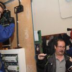 El consejero de Empleo, Carlos Fernández Carriedo, visita un centro de formación de Palencia