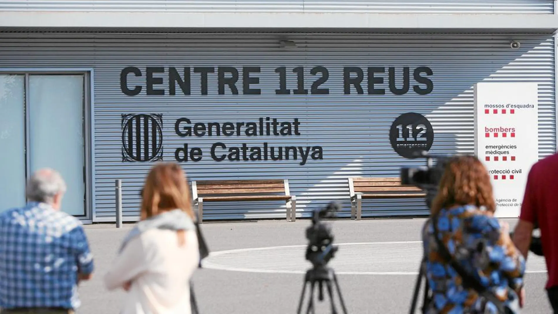 El centro del 112 de la localidad tarraconense de Reus que fue registrado ayer por la Guardia Civil en busca de pruebas