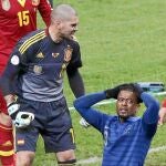Valdés fue decisivo para la victoria de España en París