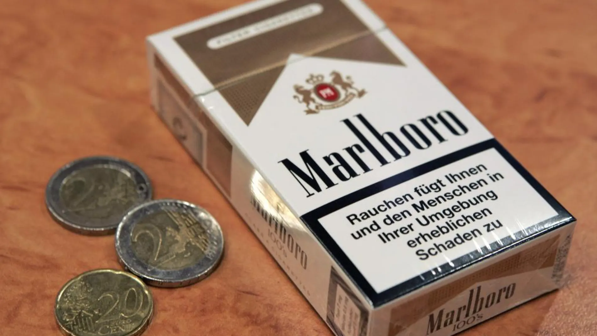 Un paquete de la marce de Philip Morris, Marlboro