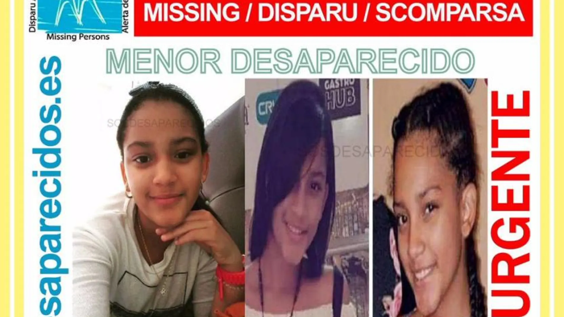 Buscan a una niña de 12 años que desapareció hace seis días en Madrid