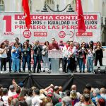 En las manifestaciones por el Primero de Mayo los sindicatos pidieron un Ejecutivo de izquierdas que distribuya mejor la riqueza. Foto: Jesús G. Feria