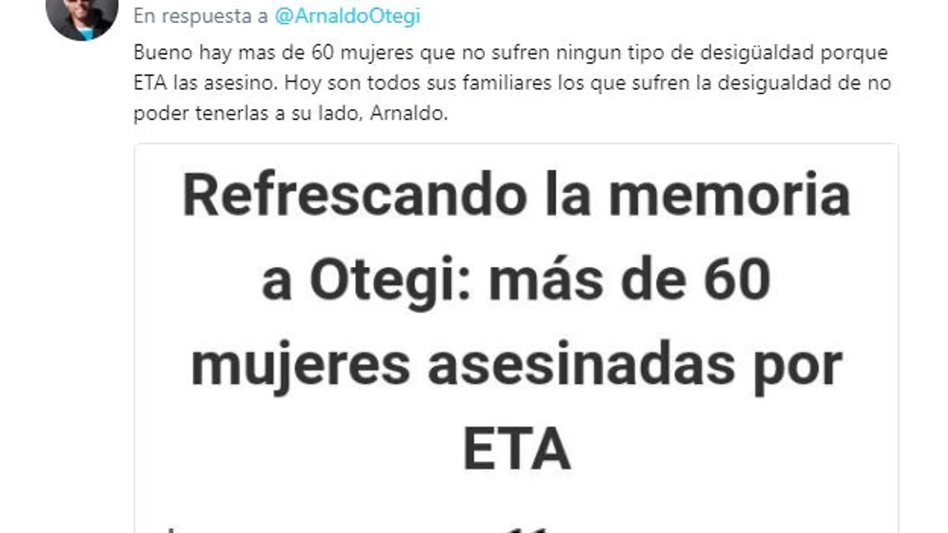 Otegi pide igualdad para las mujeres y las redes le recuerdan las 60 que mató ETA
