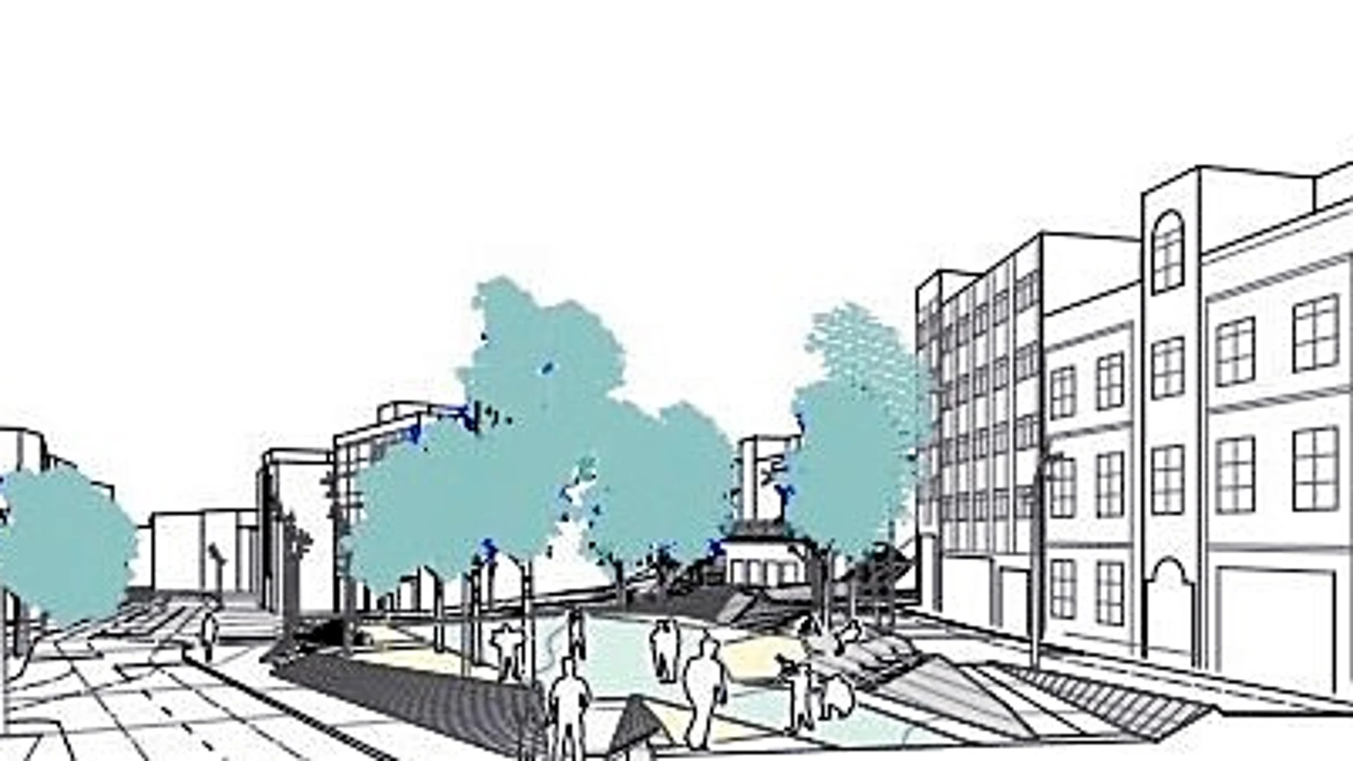 Su proyecto de remodelación peatonaliza la calle Frambuesa y Emperatriz y suprime el aparcamiento de la Plaza 6 de Diciembre