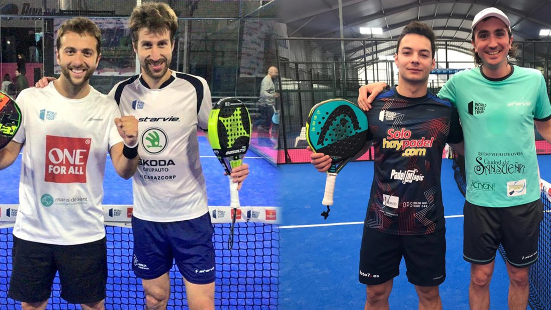 Dos de las parejas clasificadas para Buenos Aires (World Padel Tour)