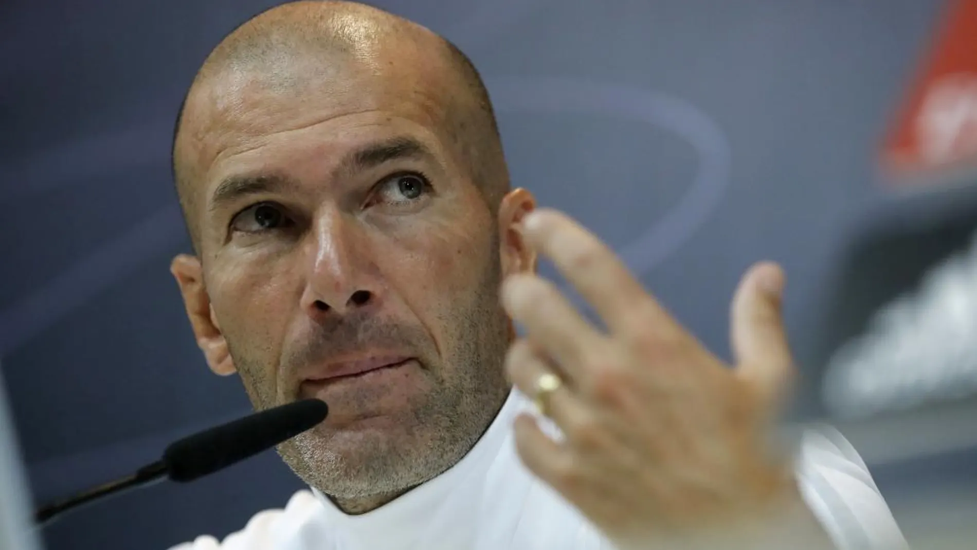 El técnico de Real Madrid, Zinedine Zidane.