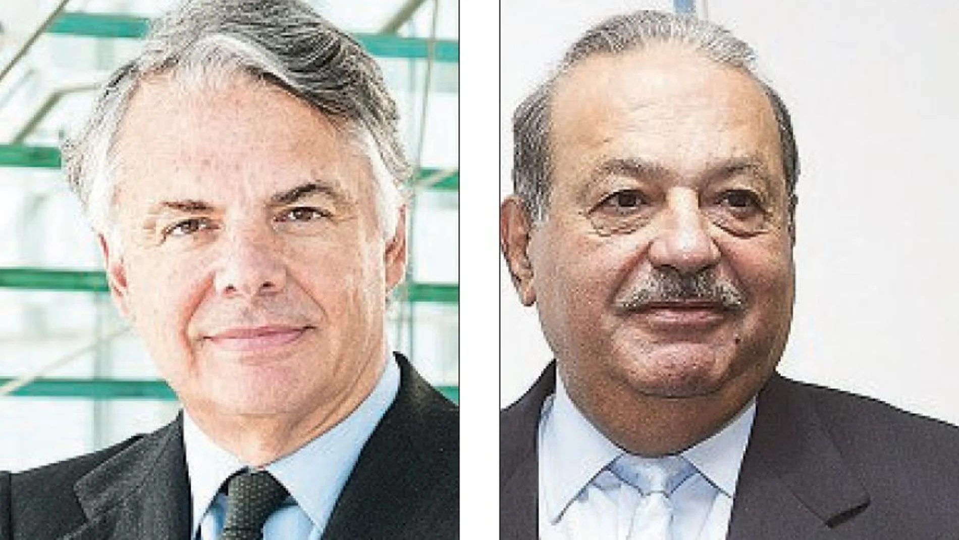 Ignacio Garralda, presidente de Mutua Madrileña, y Carlos Slim