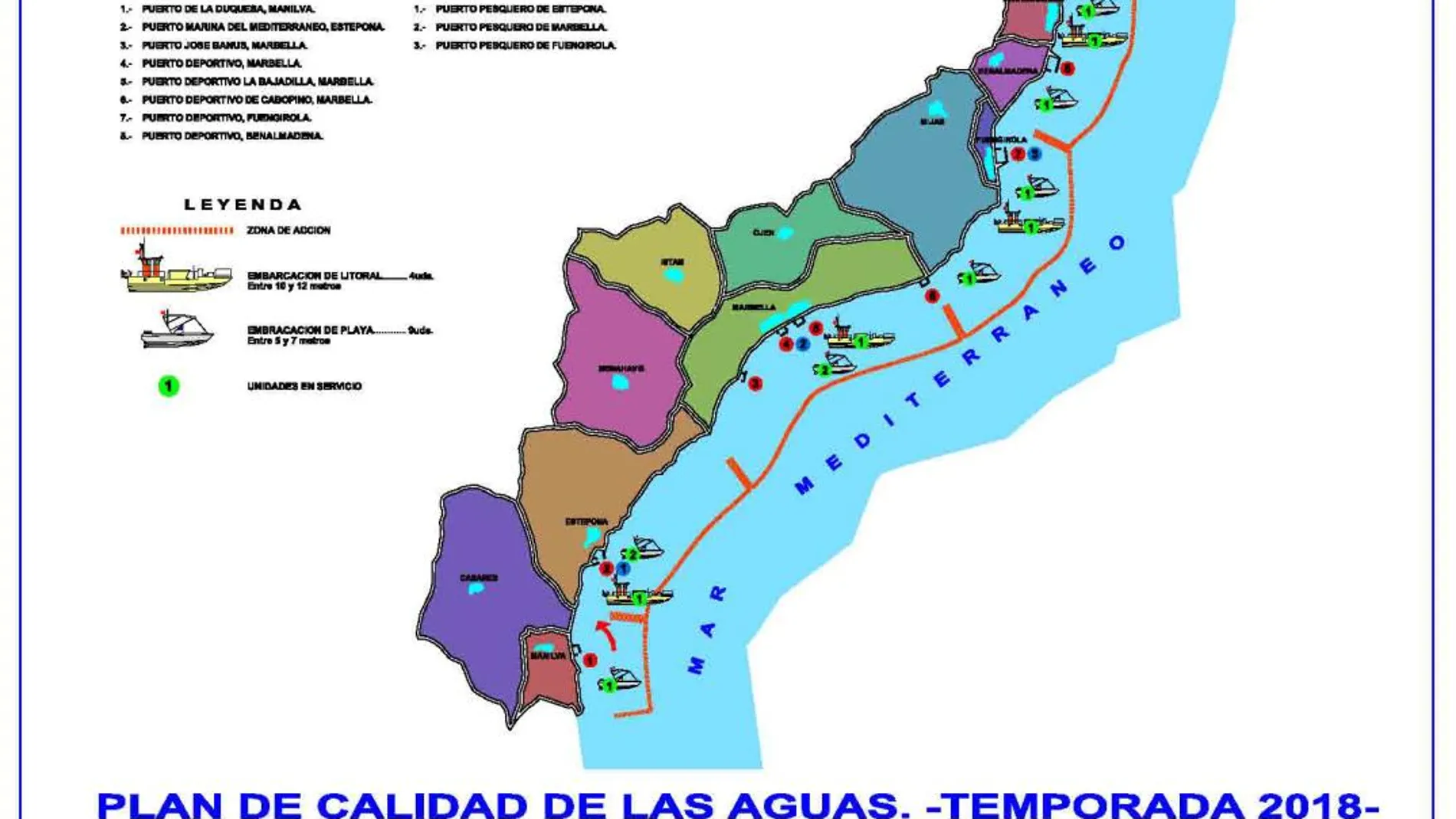 Acosol refuerza el servicio de embarcaciones para el control de calidad de las aguas en el litoral durante los meses de verano