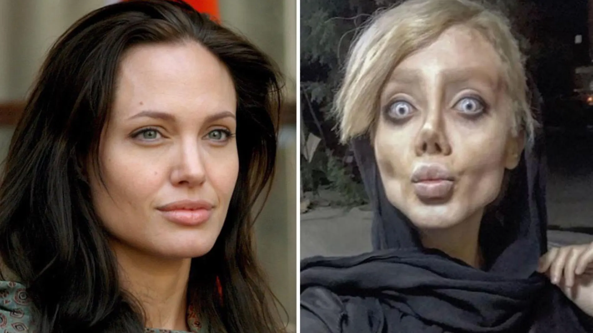 Sahar Taban bromeó con que se había hecho 50 operaciones para parecerse a Angelina Jolie
