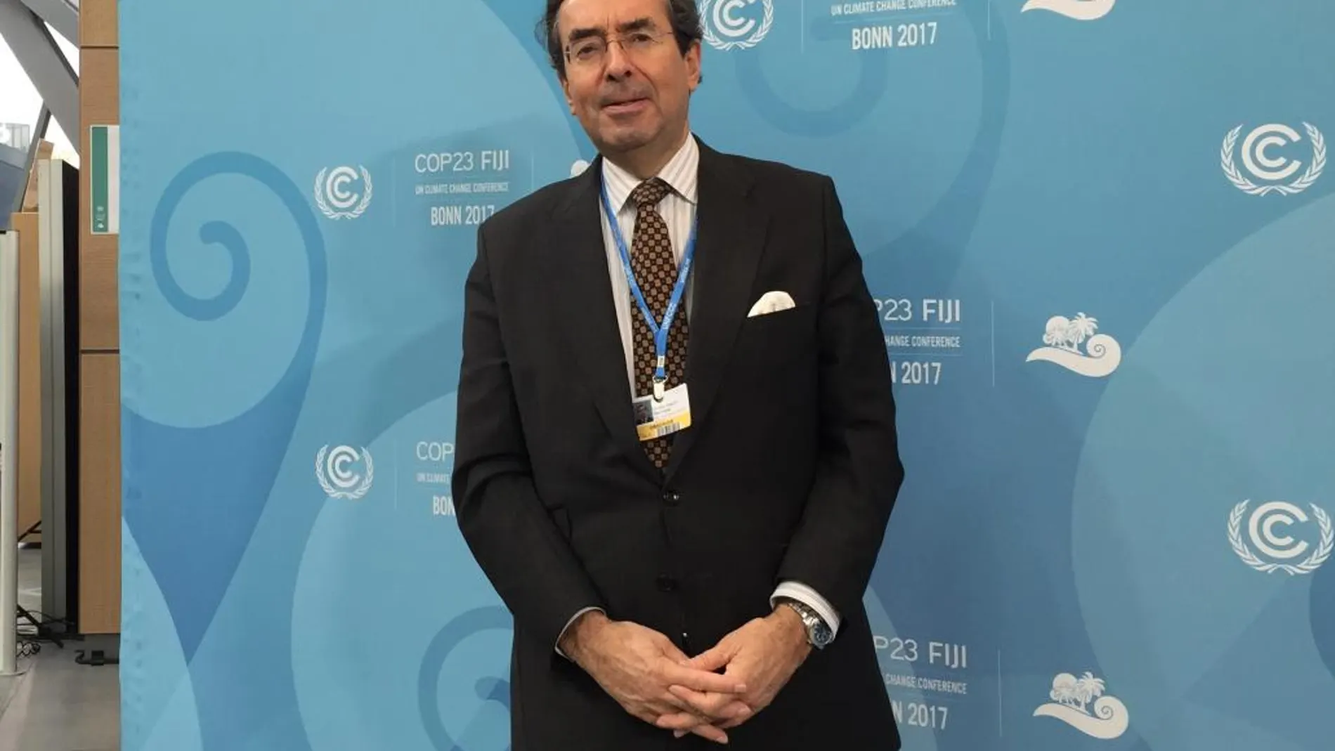 El presidente del Foro Soria 21, Amalio de Marichalar, participa en la COP 23 de Bonn