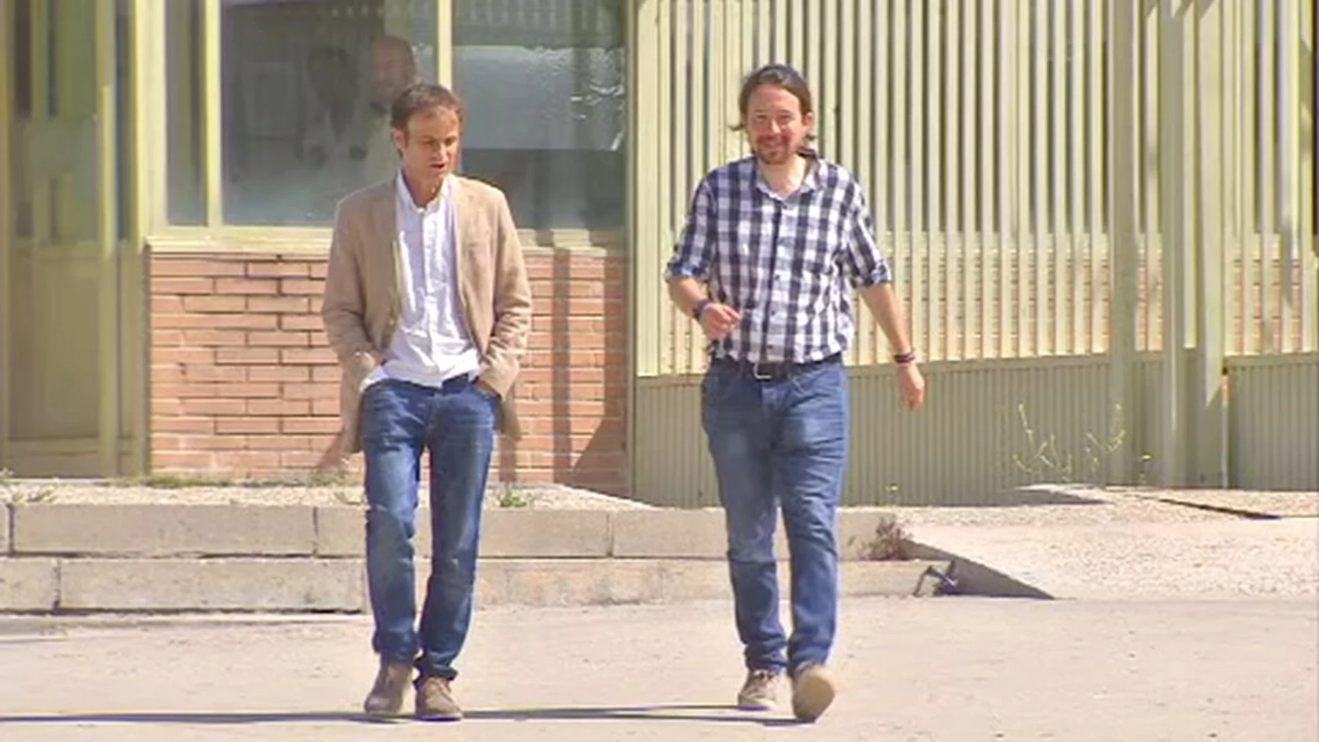 Pablo Iglesias tras visitar a Jordi Cuixart en la cárcel de Soto del Real. Foto: @324cat