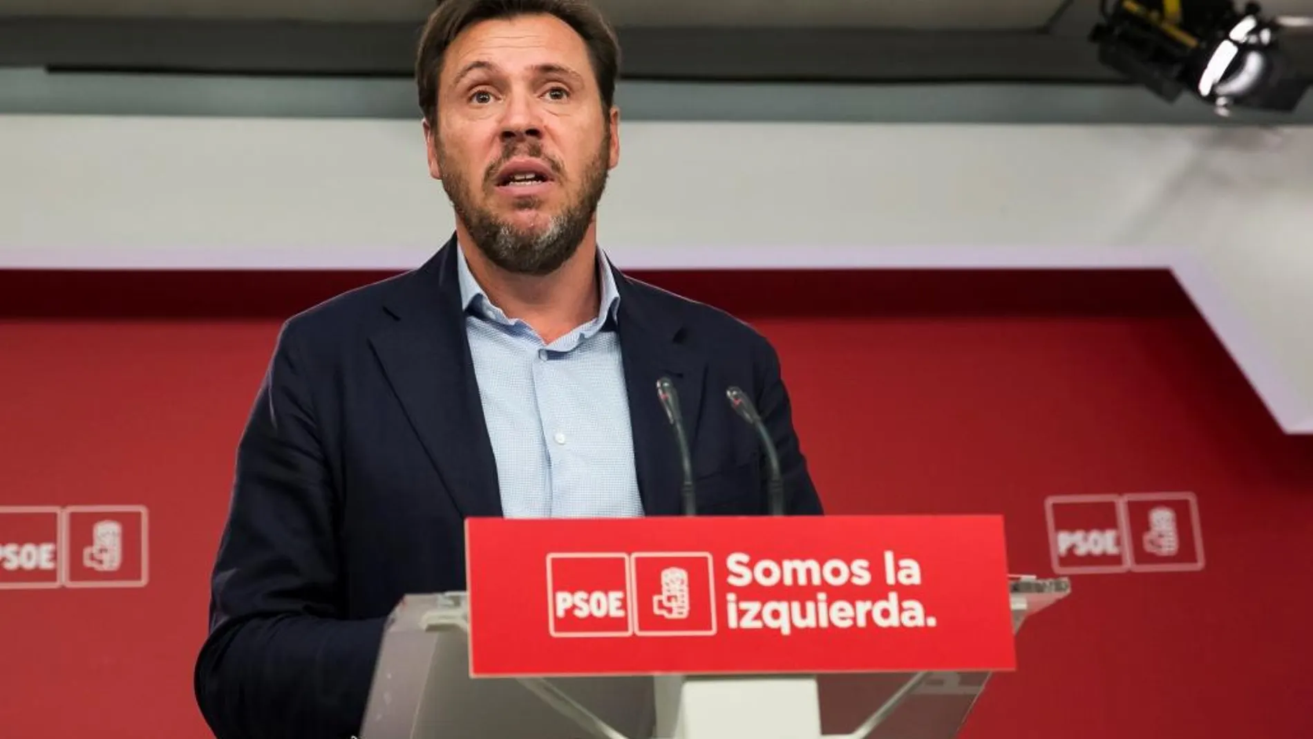 El portavoz de la Ejecutiva Federal del PSOE y alcalde de Valladolid, Oscar Puente