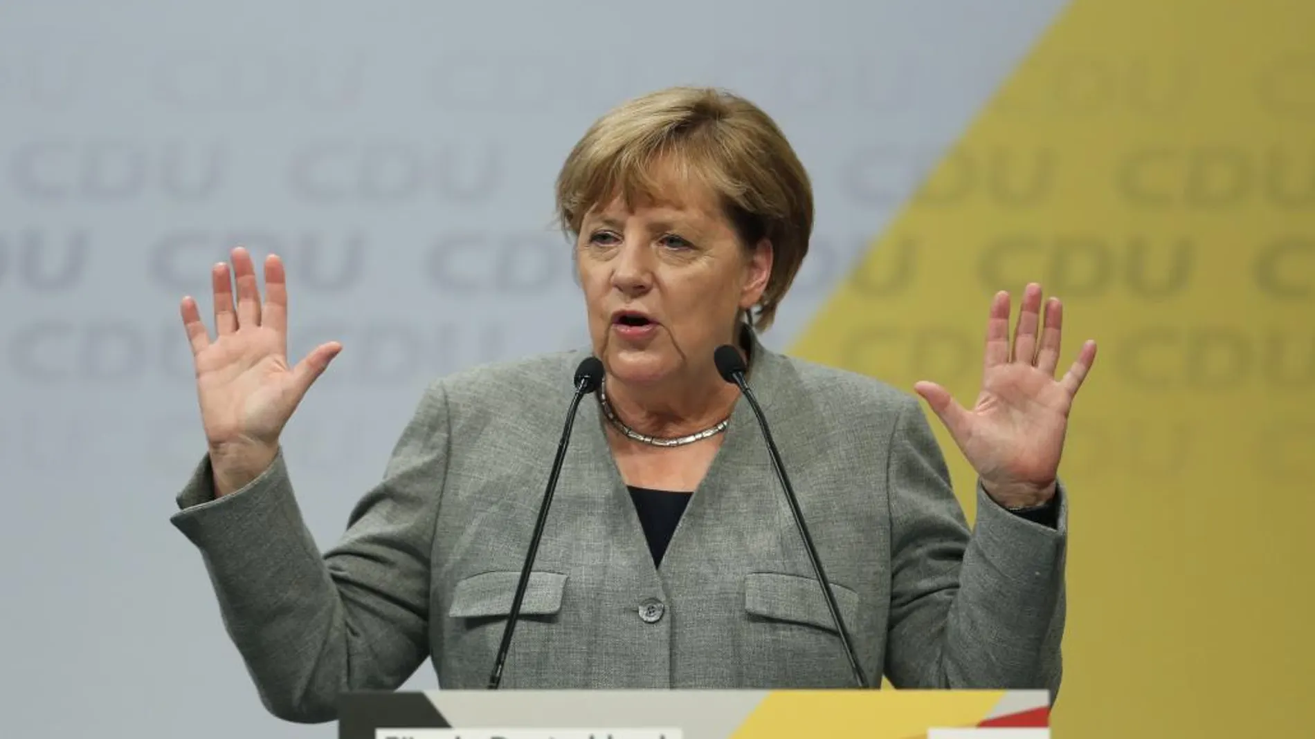 Merkel en una imagen de archivo