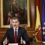 El Rey Felipe VI dirige un mensaje a los españoles dos días después del referéndum ilegal organizado por la Generalitat sobre la independencia de Cataluña