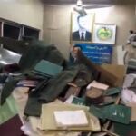Los daños causados por la explosión en la comisaría de Damasco