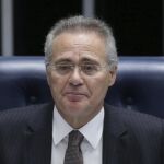 El presidente del Senado de Brasil, Renan Calheiros, durante una sesión el día 1 de diciembre de 2016