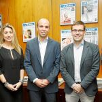 En el debate participaron, de izquierda a derecha, José María Grassa, Lola Ortiz, Andrés Lorenzo, Daniel García Espinel y Pablo Barón