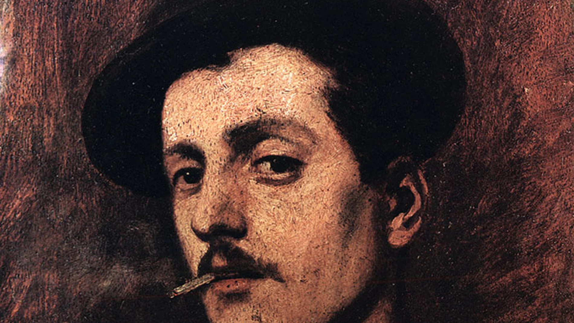 El compositor italiano Giacomo Puccini, con ademán escéptico