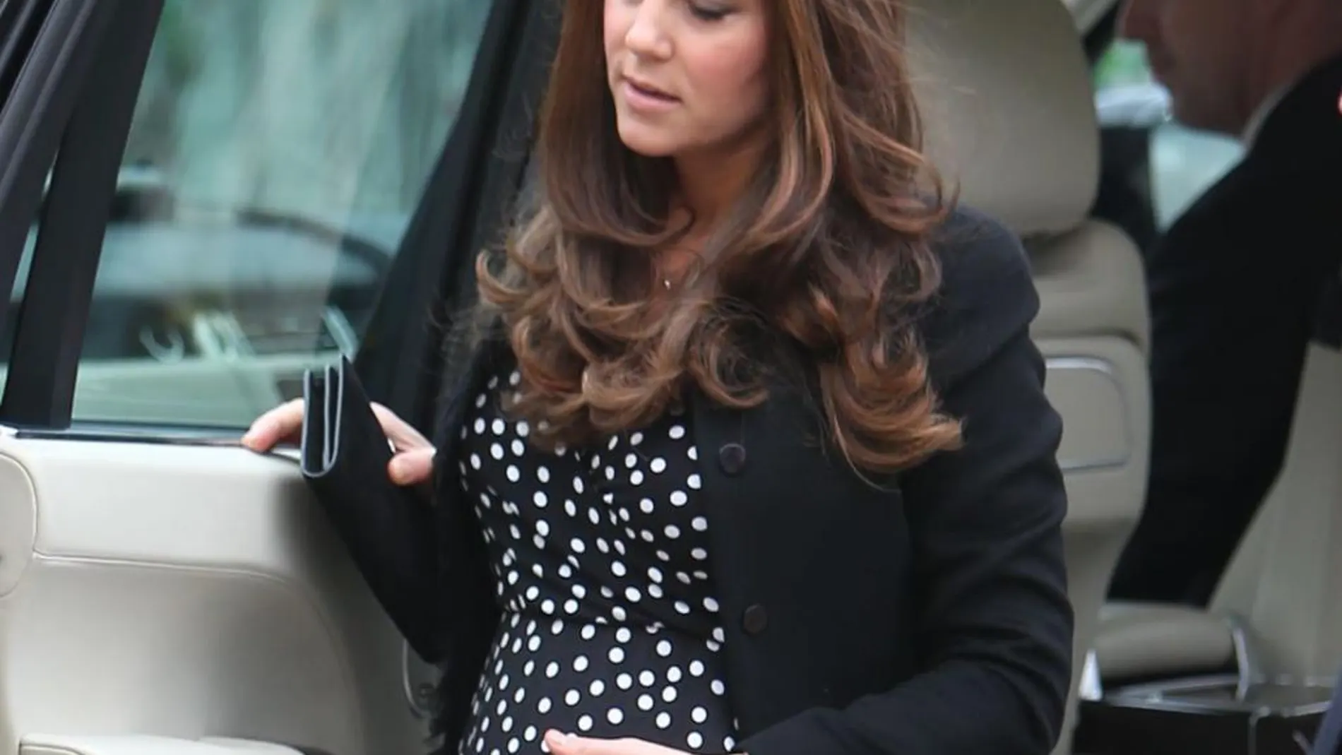 Kate Middleton, la Duquesa de Cambridge, durante su anterior embarazo.