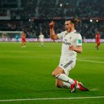 Bale celebra su tercer gol/Foto: Reuters