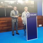 La secretaria general del PP regional, Maruja Pelegrín, ayer