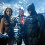 De izquierda a derecha, Wonder Woman, Cyborg, Batman y Flash, en una imagen del filme