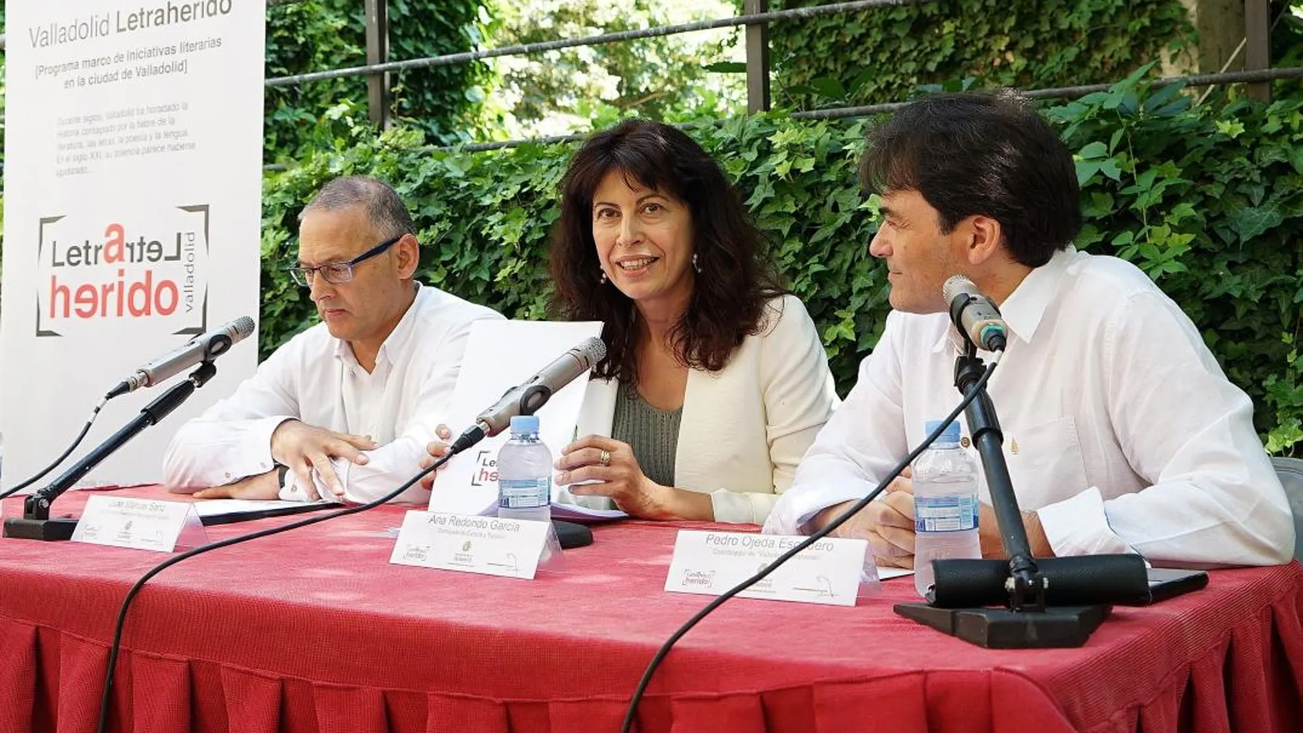 Ana Redondo presenta la iniciativa junto a Pedro Ojeda y Juan Manuel Sanz