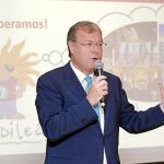 El alcalde de León, Antonio Silván, durante la presentación de «MundiLeón» en Madrid