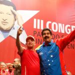 Hugo Carvajal, junto a Nicolás Maduro en una imagen de archivo