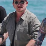 El cantante Bono en Saint-Tropez, el pasado 6 de julio