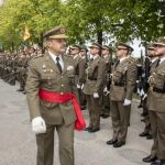 El general Campins Miralles pasa revista a la Academia de Artillería segoviana / Óscar Costa/Ical