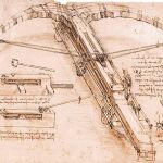 Leonardo da Vinci recogía en sus cuadernos los bocetos de sus ingenios militares