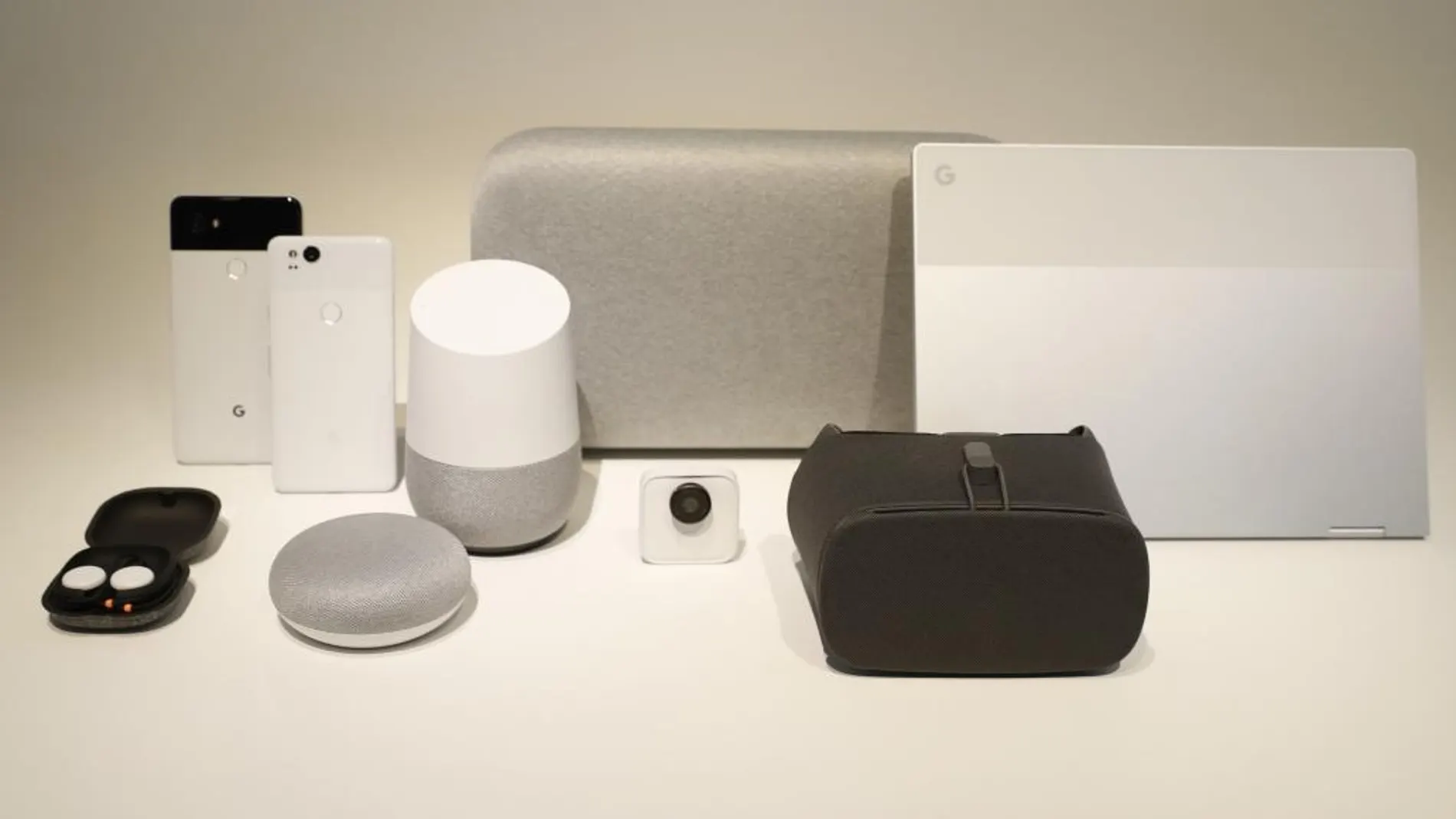 Algunos de los productos lanzados por Google durante su presentación en San Francisco