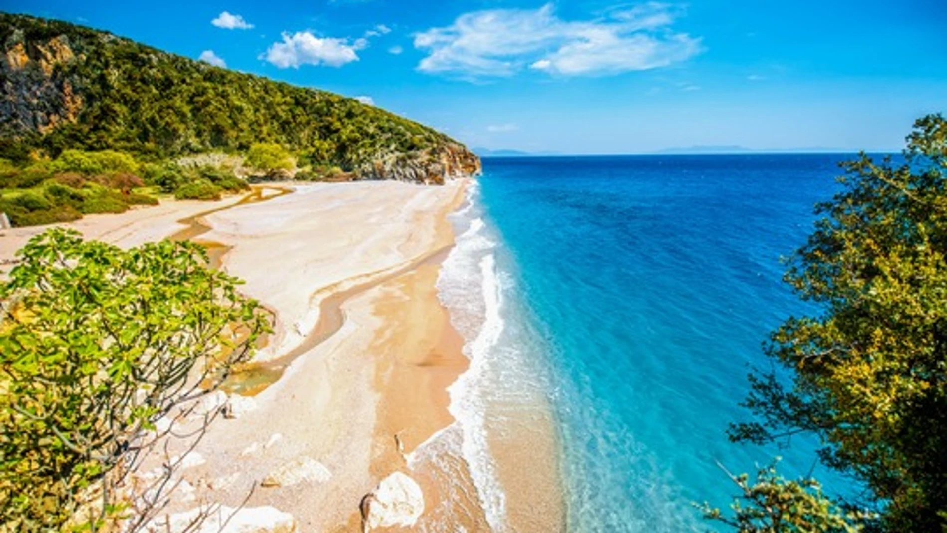 Playa de Gjipe, en Albania. Foto: Holidayguru.es