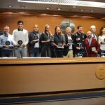 Foto de familia de ganadores de los PWPA 2017
