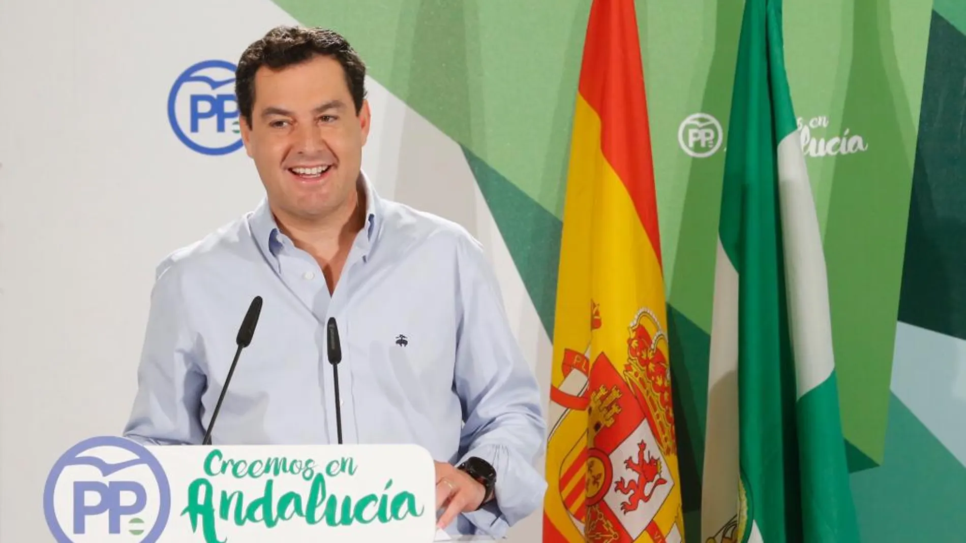 El presidente del PP-A participó ayer en el Consejo de Alcaldes en Marbella