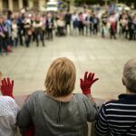 Imagen de una manifestación contra las violaciones en Pamplona/ Ap