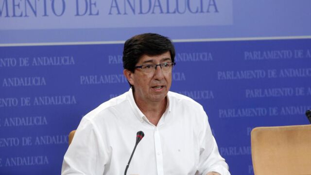 El presidente de Ciudadanos en Andalucía, Juan Marín