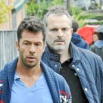 Nacho Palau camina por delante de Miguel Bosé por las calles de Madrid en una imagen de hace siete años