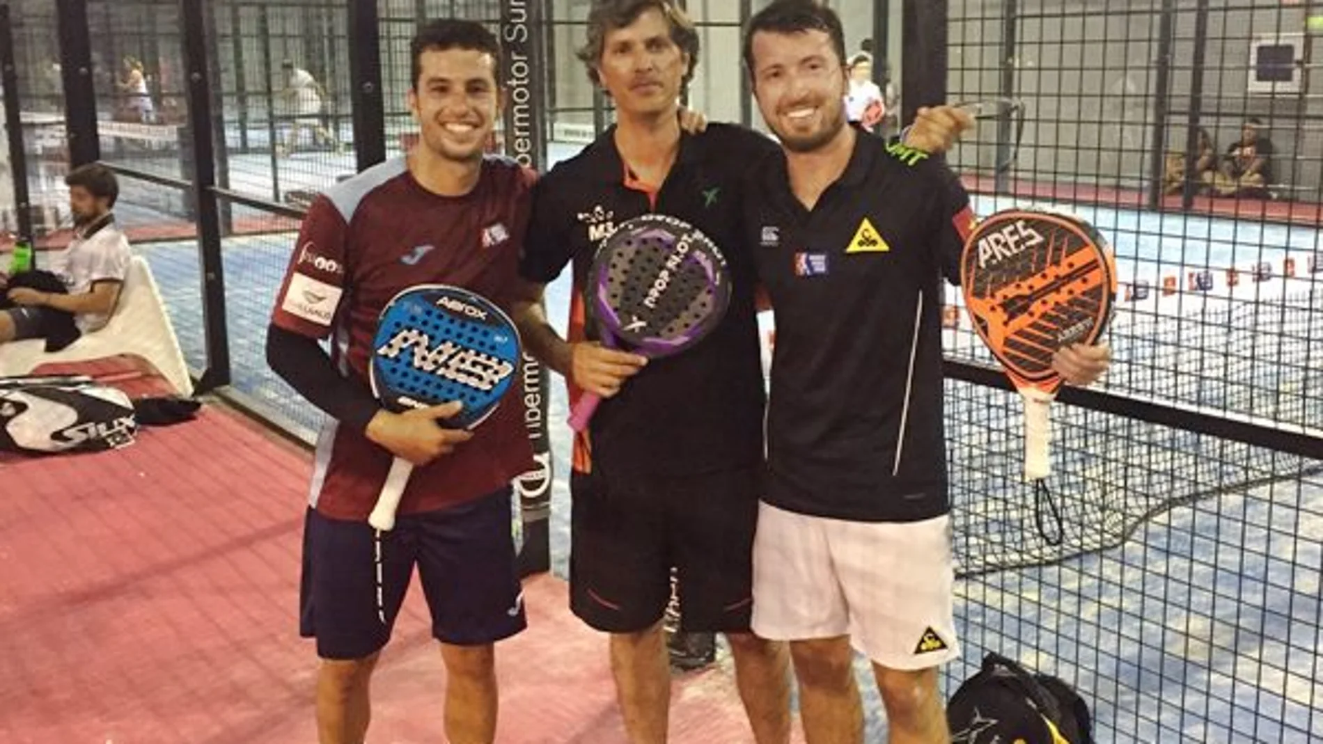 Lucas Cunha (derecha) junto a su compañero David García Campos